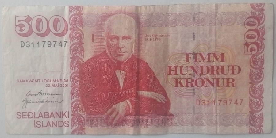 500 Krónur